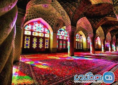 10 عکس چشم نواز مسجد زیبای نصیرالملک در اینستاگرام