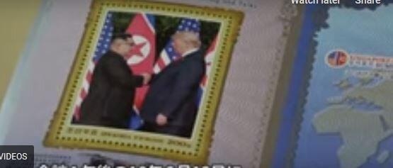 دولت کره شمالی تمبر ترامپ و اون را چاپ کرد