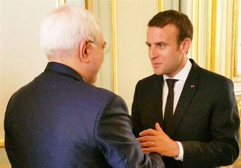 دیدار ظریف با رئیس جمهور فرانسه دیدار ظریف با رئیس جمهور فرانسه