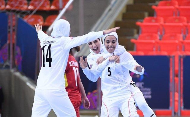 ایران 5 - ویتنام صفر، جام قهرمانی آسیا در یک قدمی دختران فوتسال ایران
