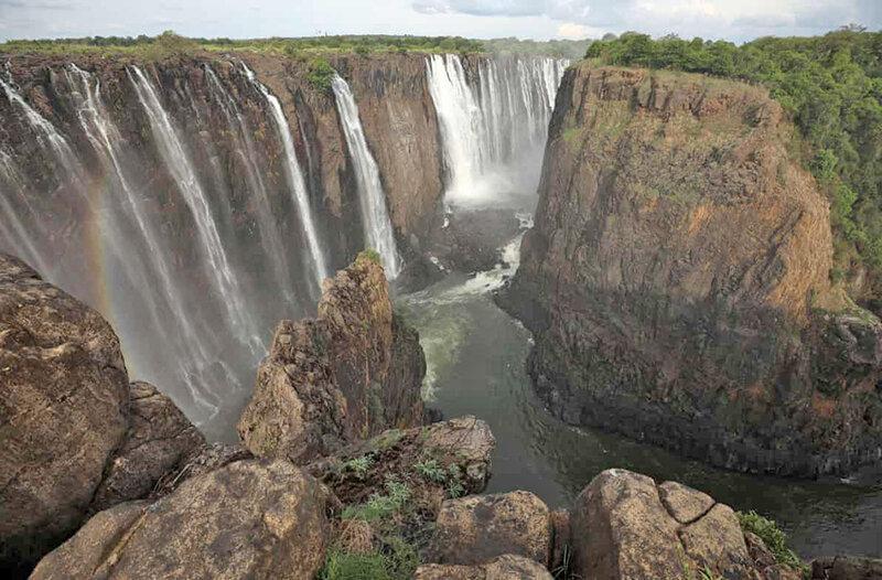 بدترین خشکسالی قرن در آفریقا ، آبشار ویکتوریا خشکید