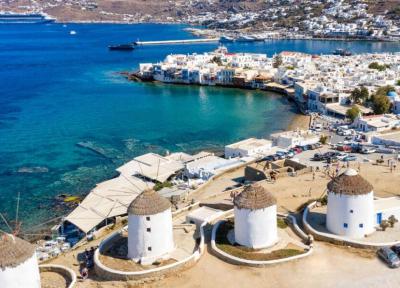 از آب های فیروزه ای تا خانه های سفید، زیباترین جزایر یونان