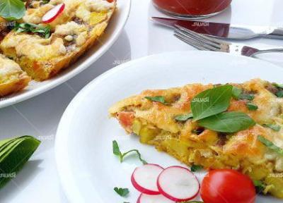 تور ایتالیا ارزان: طرز تهیه املت ایتالیایی با مرغ و قارچ (فریتاتا)؛ در فر و بدون فر!