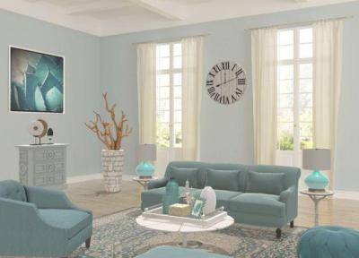آبی تیفانی در دکوراسیون منزل، از مشتقات رنگ ترند سال 2022