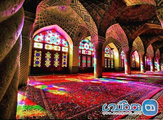 10 عکس چشم نواز مسجد زیبای نصیرالملک در اینستاگرام